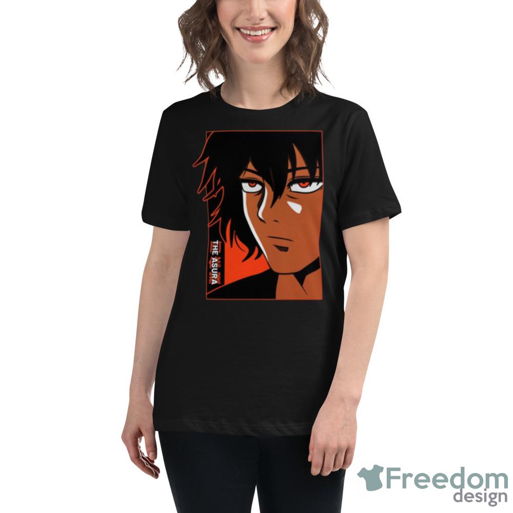 The Asura Ohma Tokita Black Shirt - 6400 Womens Relaxed Short Sleeve Jersey Tee The Asura Ohma Tokita Black Shirt - 6400 Womens Relaxed Short Sleeve Jersey Tee