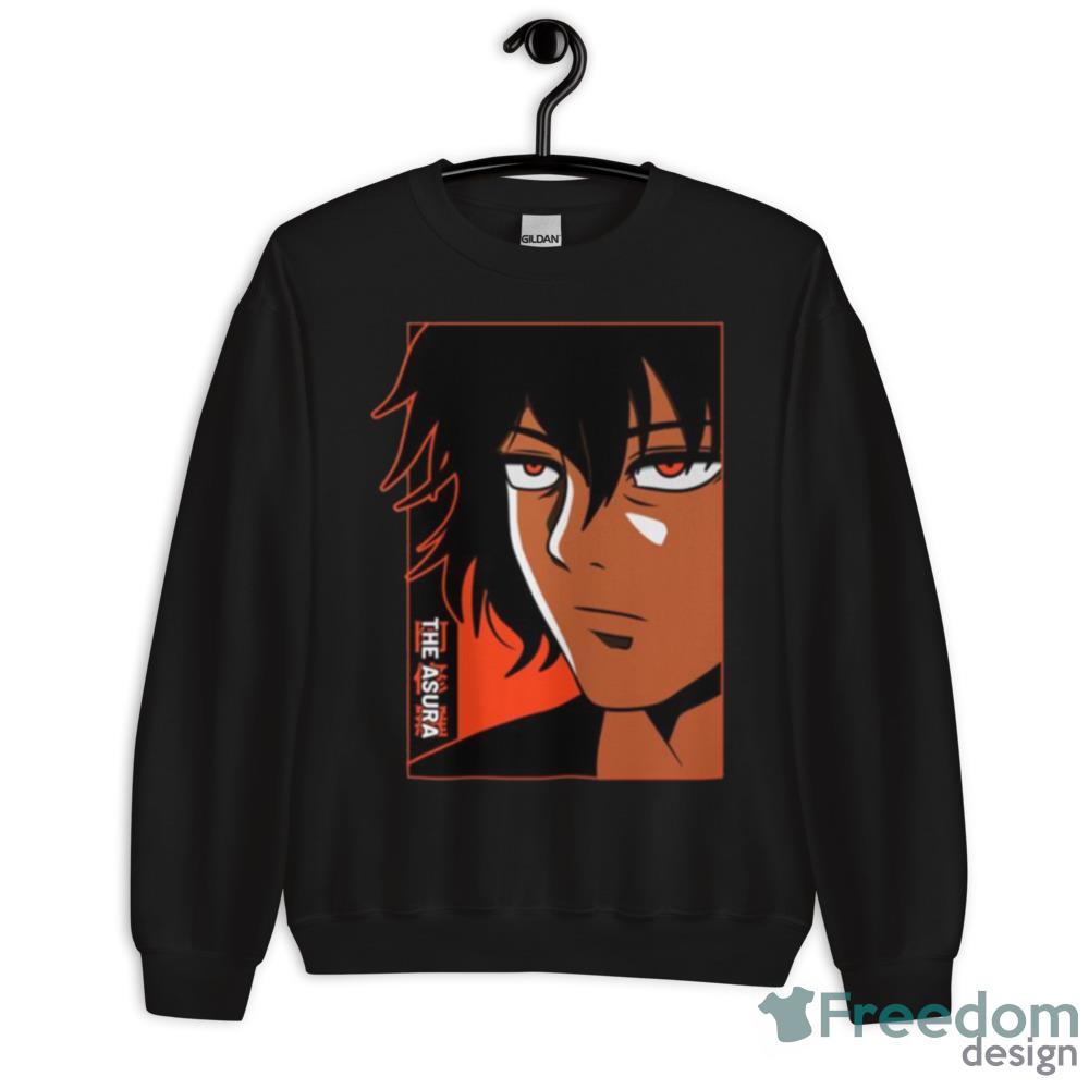 The Asura Ohma Tokita Black Shirt - 18000 Unisex Heavy Blend Crewneck Sweatshirt The Asura Ohma Tokita Black Shirt - 18000 Unisex Heavy Blend Crewneck Sweatshirt