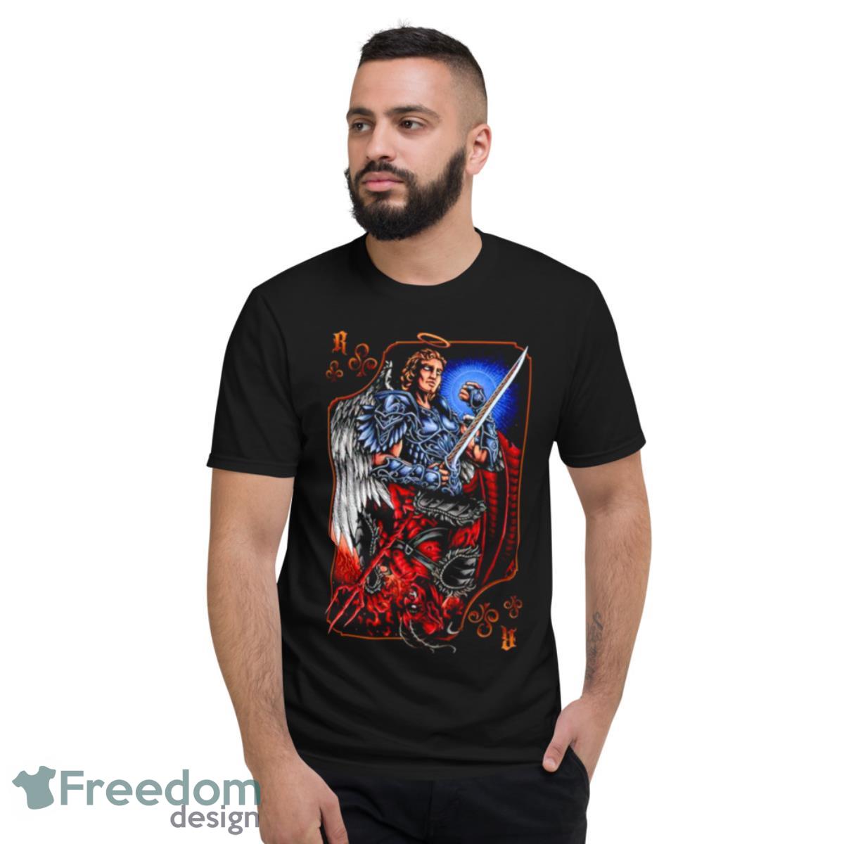 The Battle Saint Michael Shirt - Short Sleeve T-Shirt