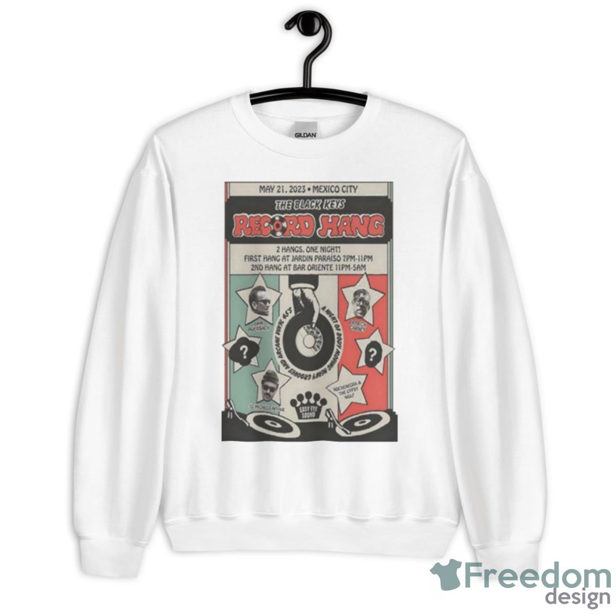 The Black Keys May 21 2023 Mexico City Poster Shirt - Unisex Heavy Blend Crewneck Sweatshirt