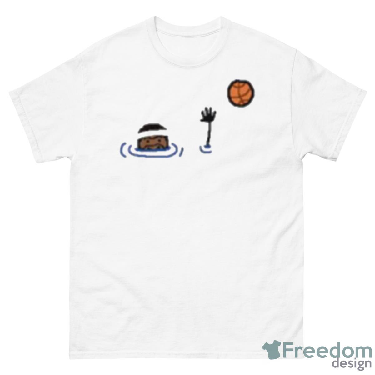 The Block Ness Monster NBA Paint Shirt - 500 Men’s Classic Tee Gildan