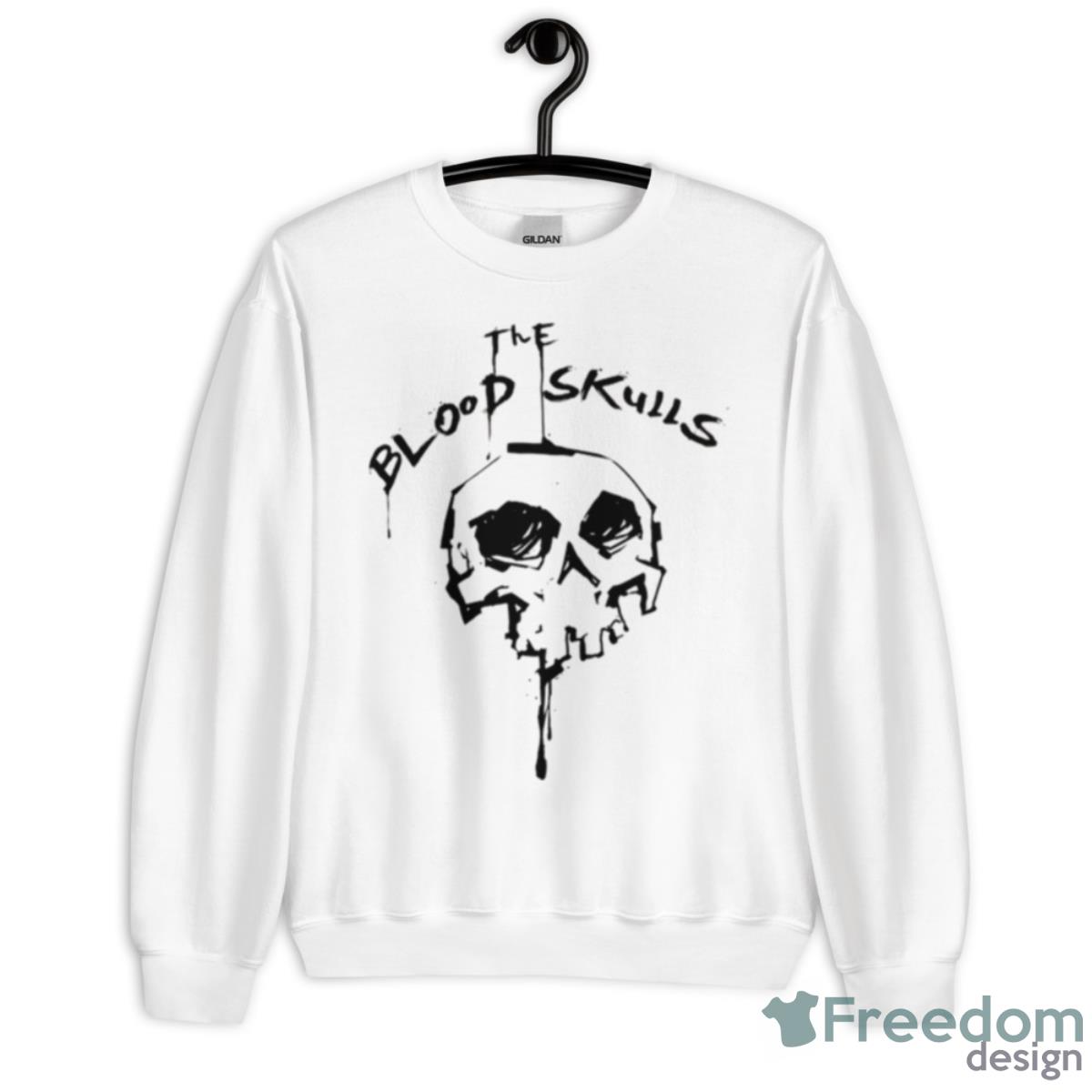 The Blood Skulls Roll Out In Black Shirt - Unisex Heavy Blend Crewneck Sweatshirt