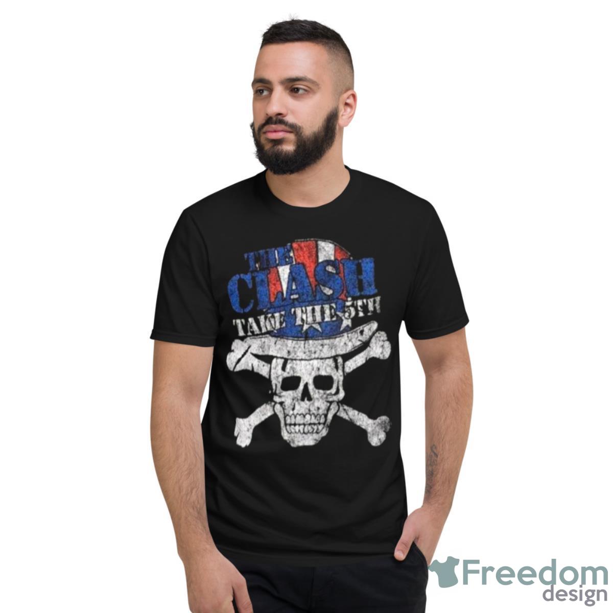 The Clash Take The Fifth Skull Shirt - Short Sleeve T-Shirt