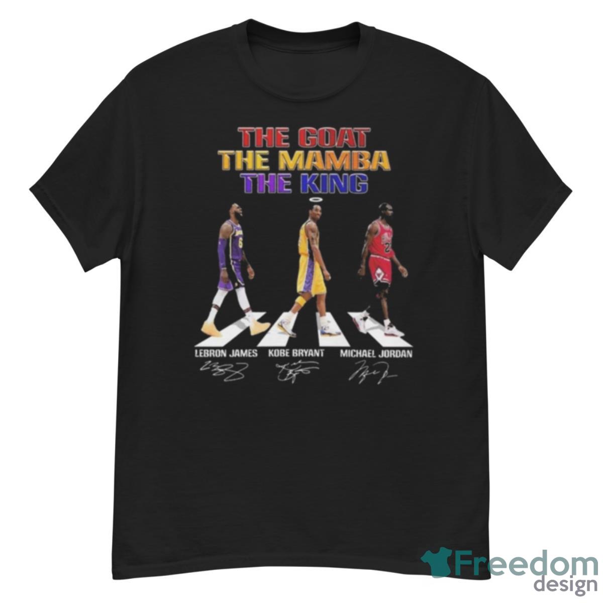 The Goat The Mamba The King Lebron James Kobe Bryant Michael Jordan Signatures Shirt - G500 Men’s Classic T-Shirt