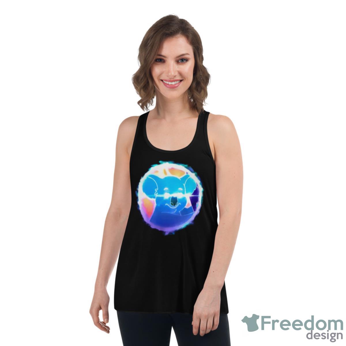 The Koala That Knows Star Trek Lower Decks Shirt - Womens Flowy Racerback Tank The Koala That Knows Star Trek Lower Decks Shirt - Womens Flowy Racerback Tank