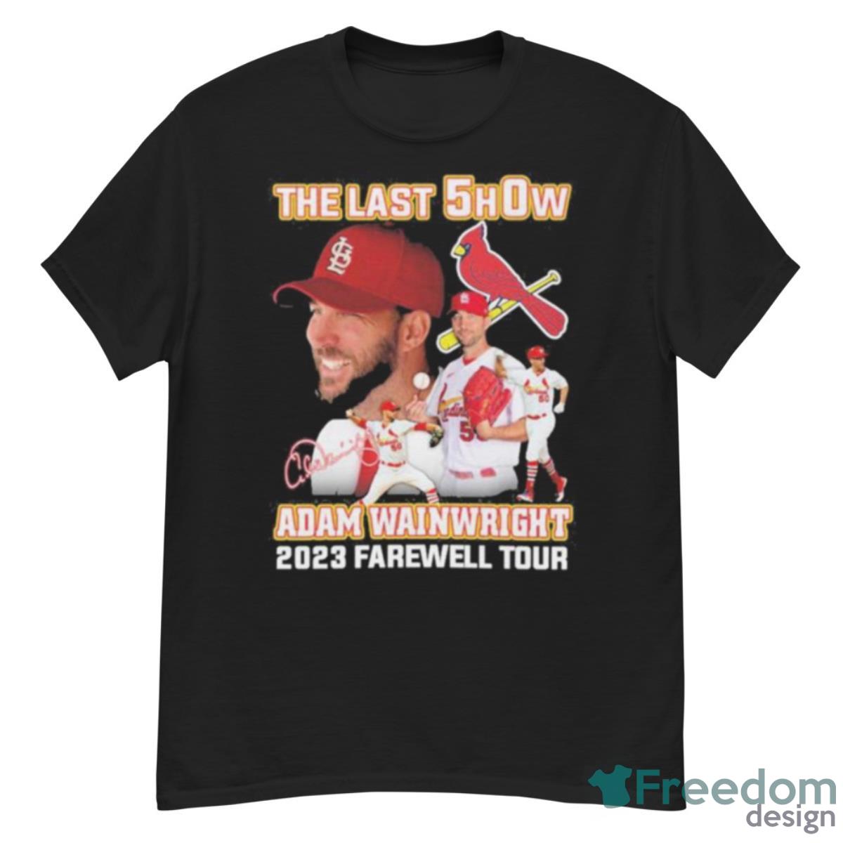 The Last Show Adam Wainwright 2023 Farewell Tour Signature Shirt - G500 Men’s Classic T-Shirt