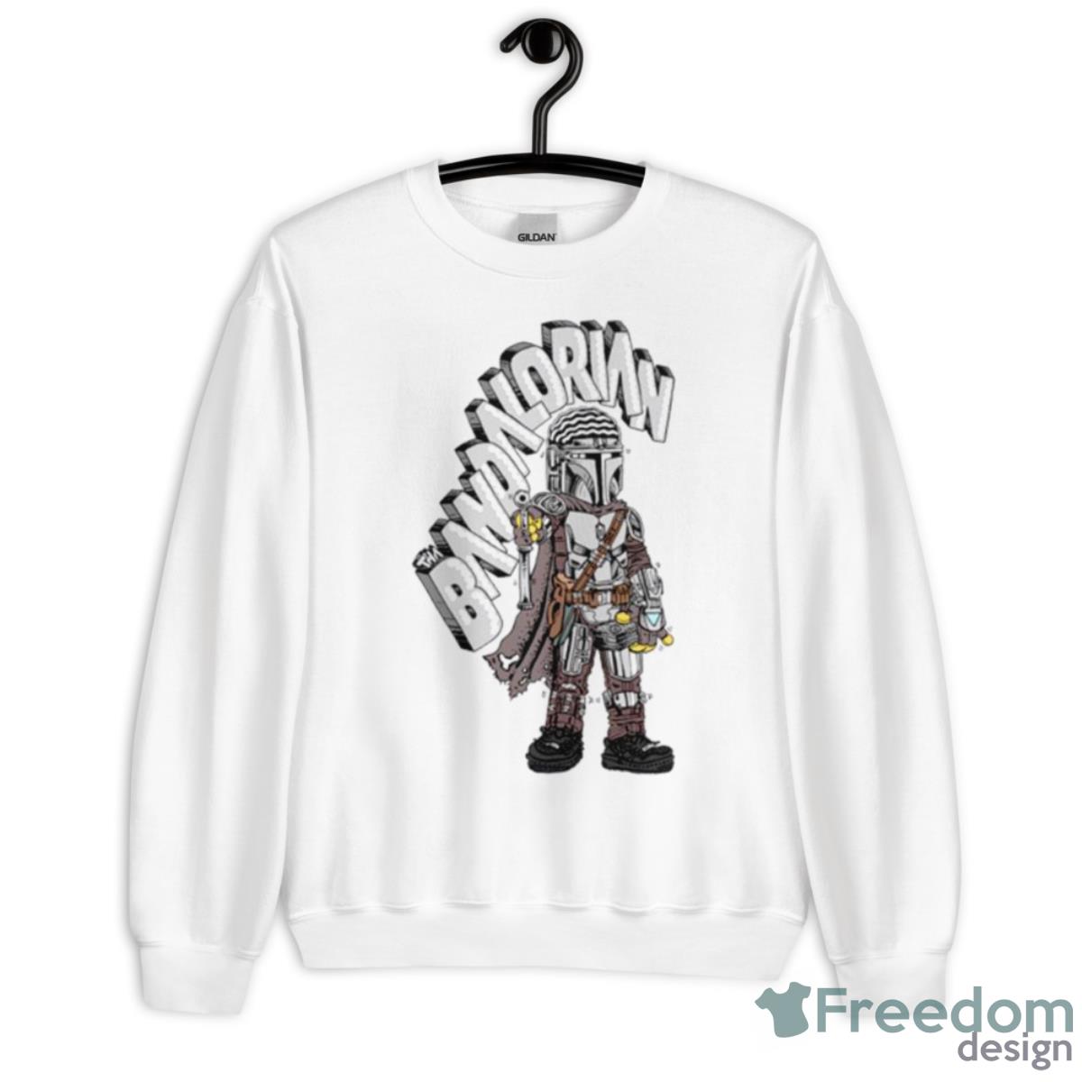 The Mandalorian The Bandalorian Cartoon Shirt - Unisex Heavy Blend Crewneck Sweatshirt