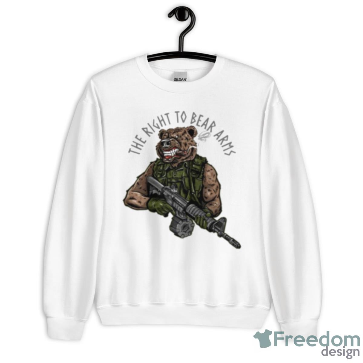 The Right To Bear Arms Gun Shirt - Unisex Heavy Blend Crewneck Sweatshirt