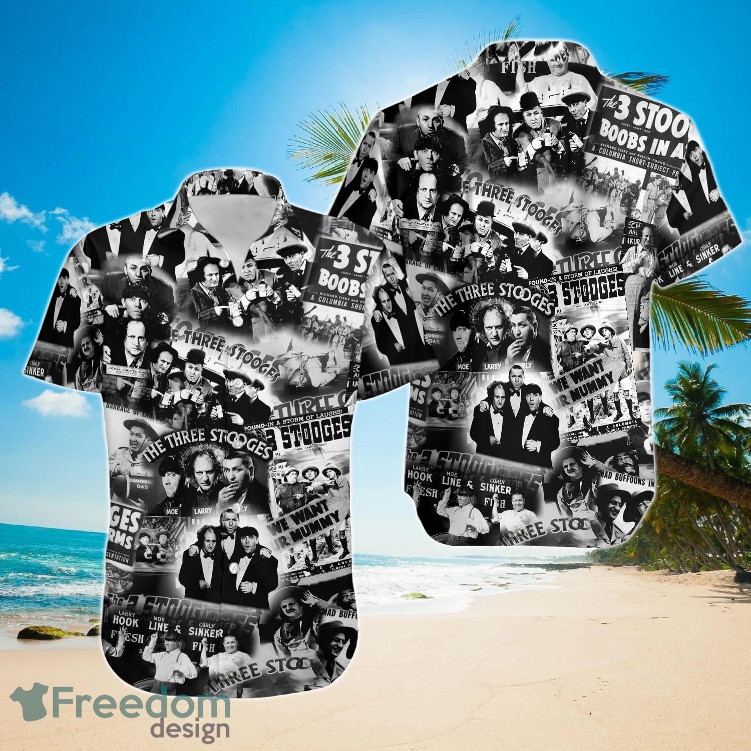 The Three Stooges Hawaii Shirt Product Photo 1