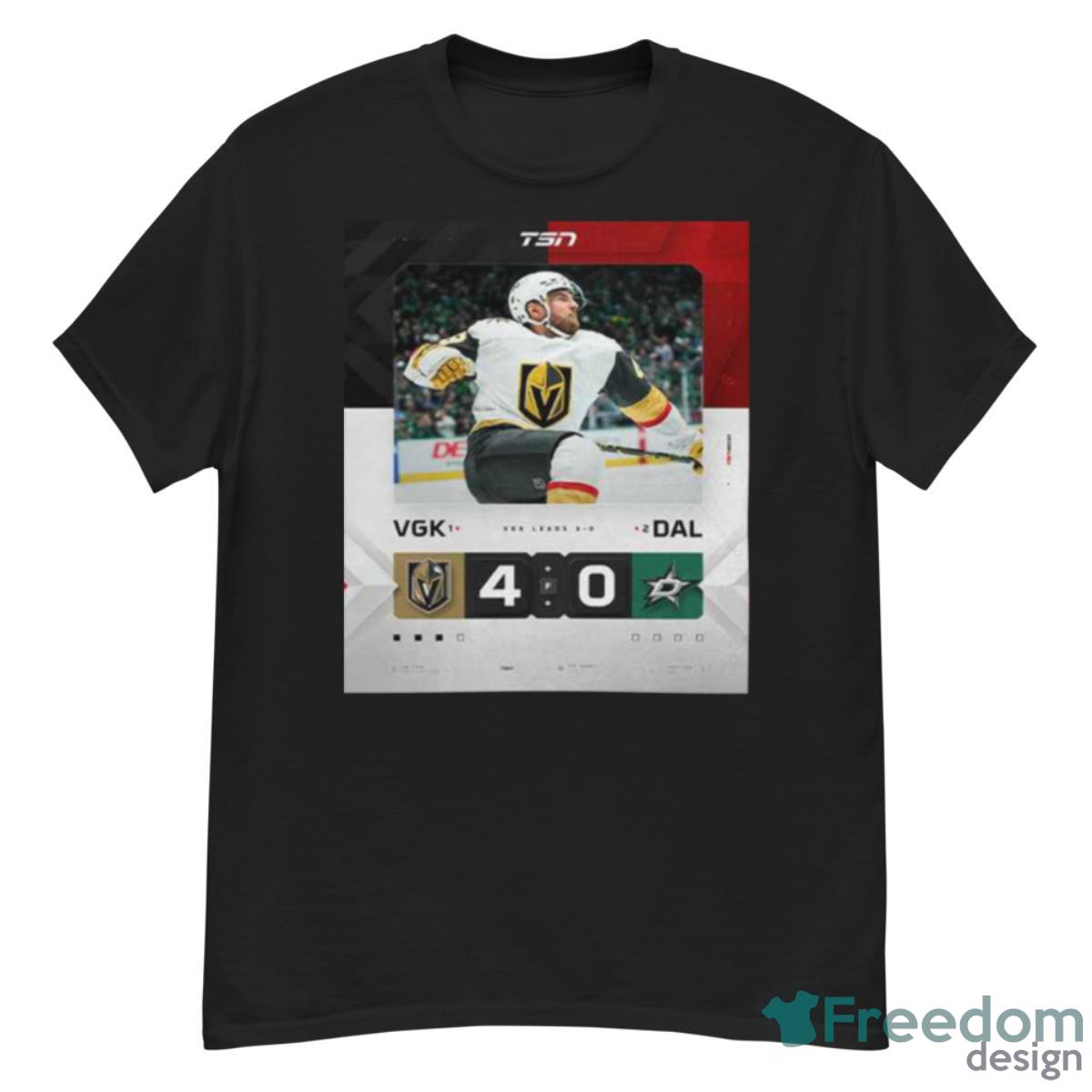 The Vegas Golden Knights Move Up 3 0 In The Series With A 4 0 Shutout Over Dallas T Shirt - G500 Men’s Classic T-Shirt