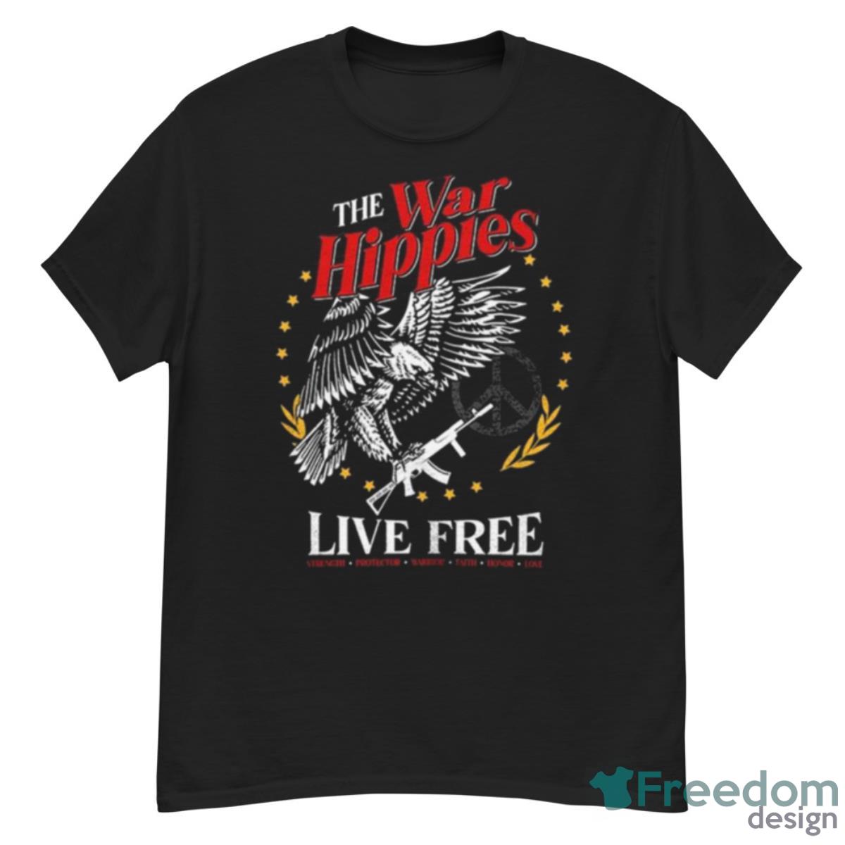 The War Hippies Live Free Shirt - G500 Men’s Classic T-Shirt