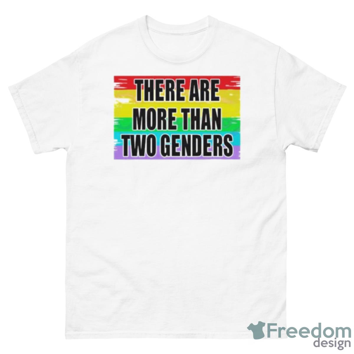 There Are More Than 2 Genders LGBT Shirt - 500 Men’s Classic Tee Gildan