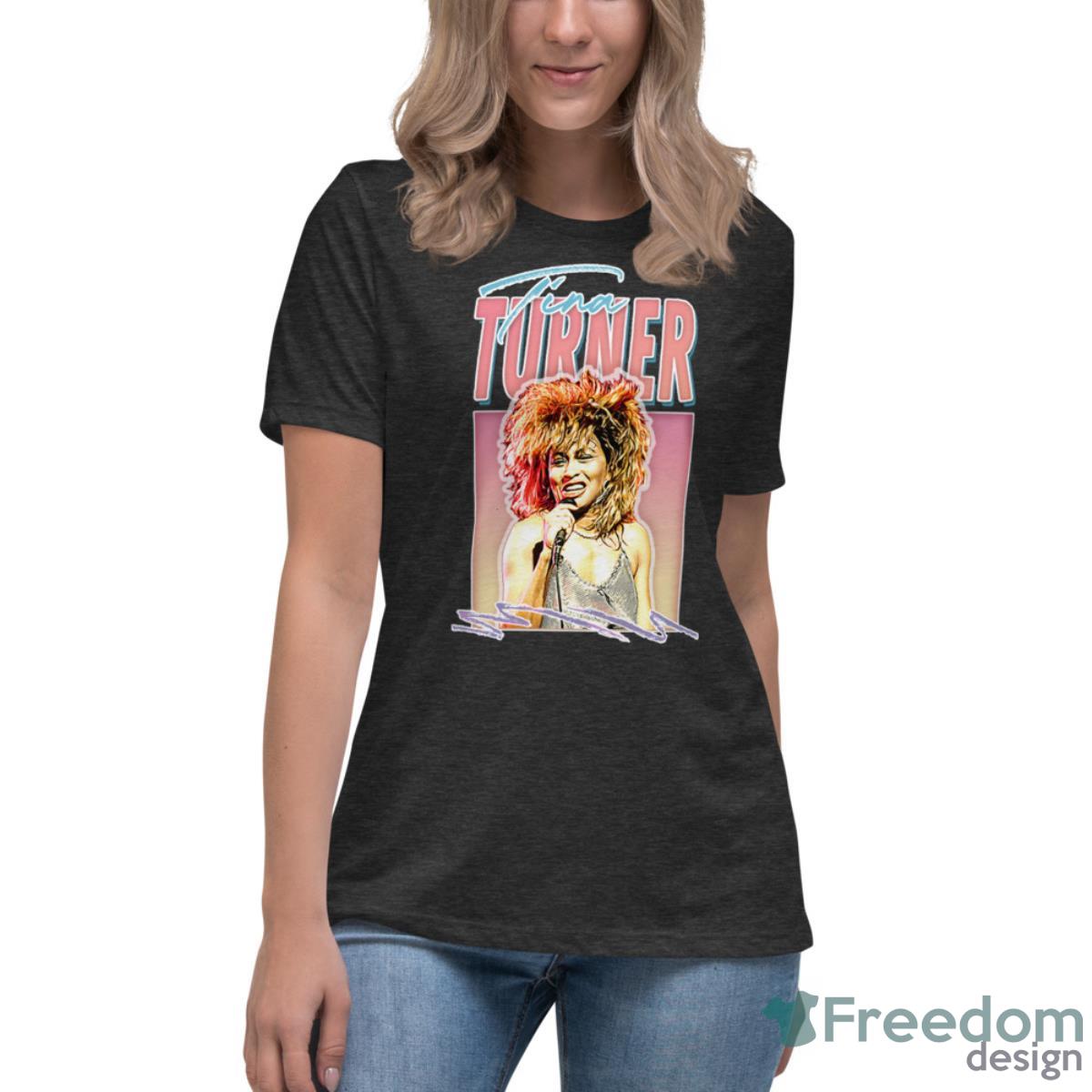 Tina Turner 80s Style Retro Fan Art Design Shirt