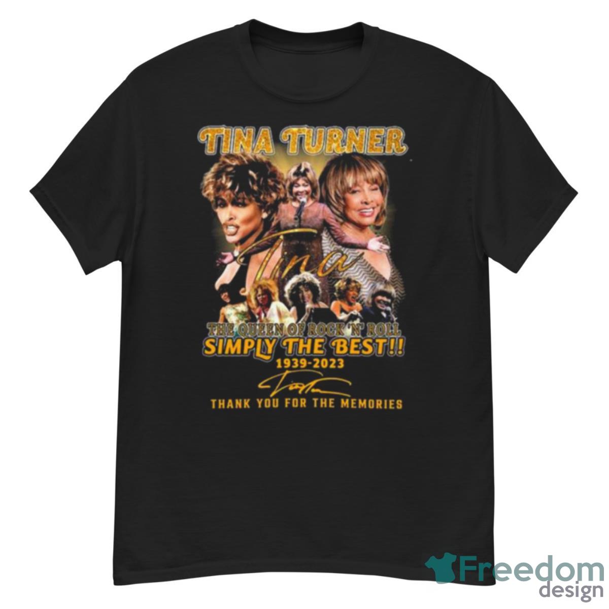 Tina Turner The Queen Of Rock N Roll Simply The Best 1939 2023 Signature Shirt - G500 Men’s Classic T-Shirt