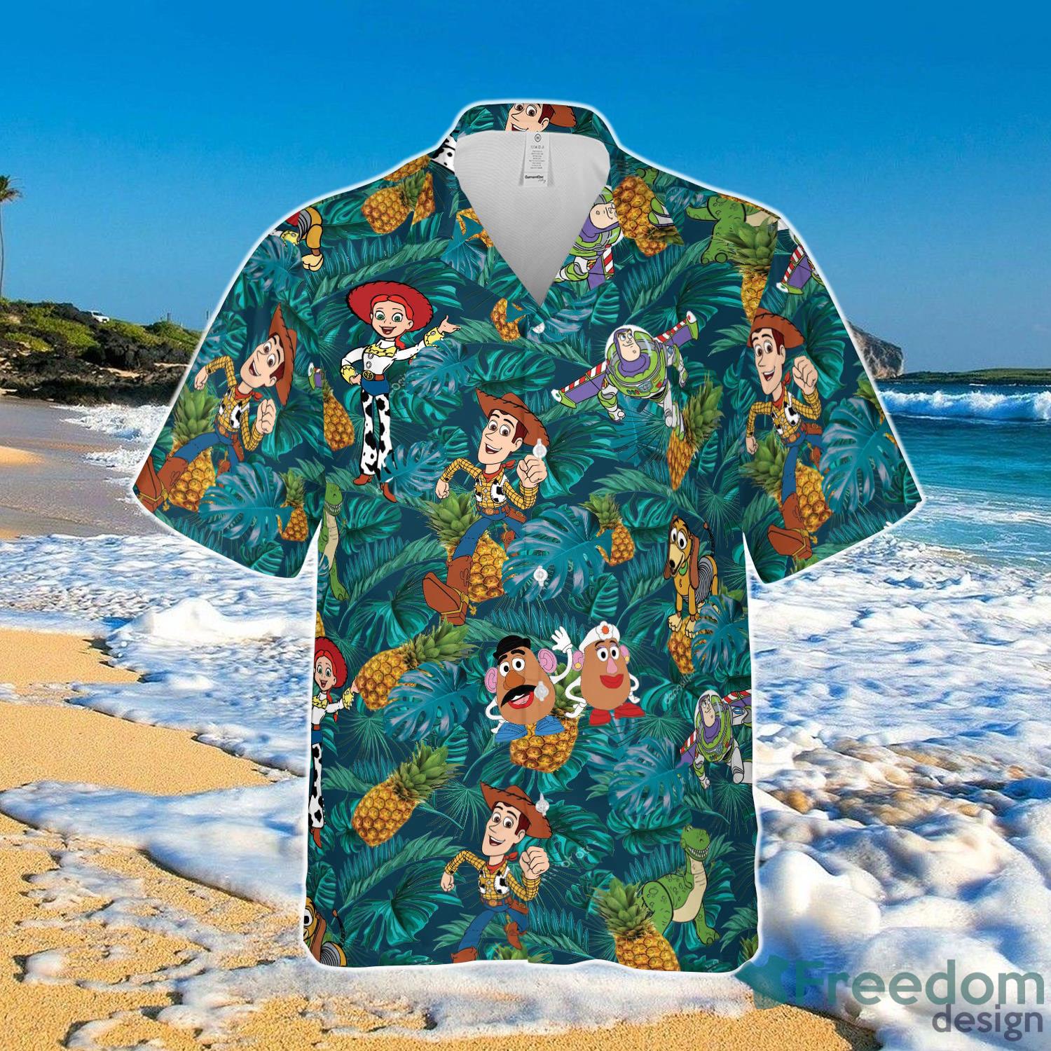 Toy Story Woody Buzz Lightyear Hawaii Shirt Summer Vacation Shirt Product Photo 2