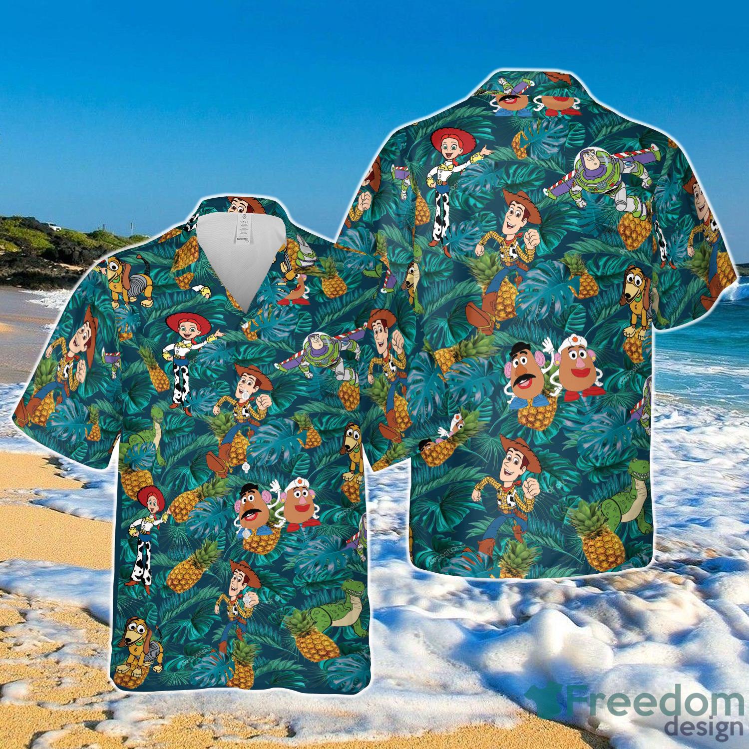 Toy Story Woody Buzz Lightyear Hawaii Shirt Summer Vacation Shirt Product Photo 1