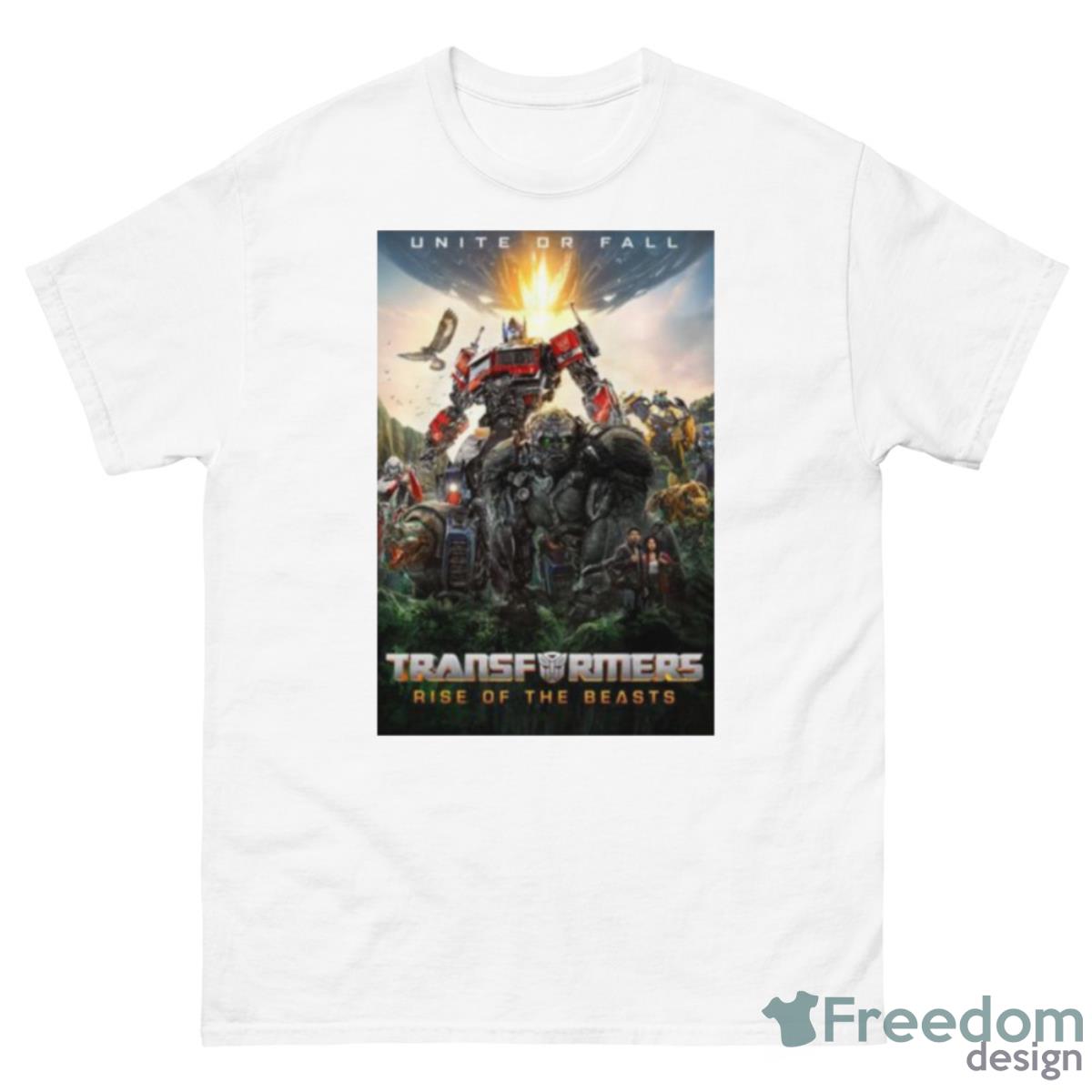 Transformers Rise Of The Beasts Poster 2023 Shirt - 500 Men’s Classic Tee Gildan