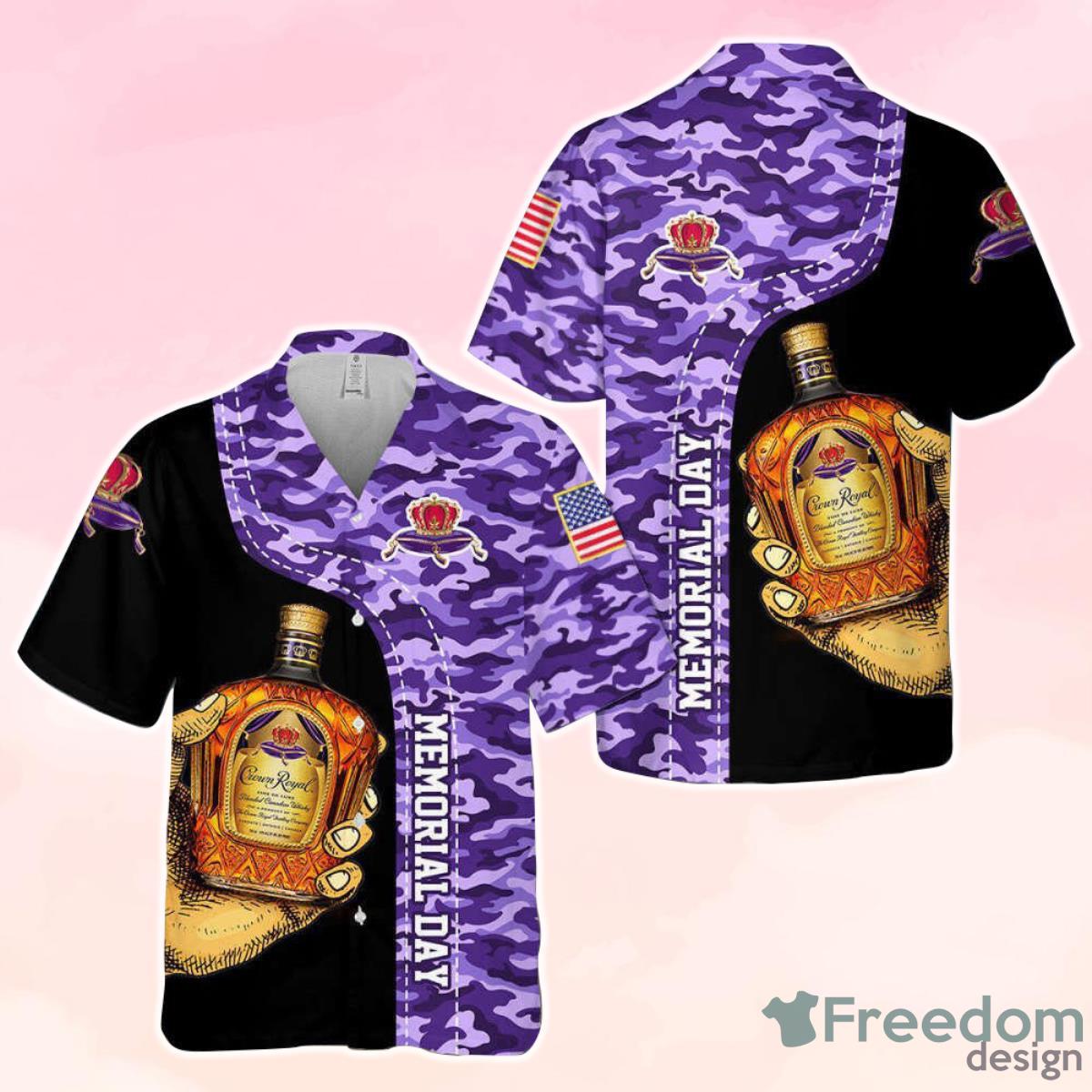 Trending Carmor Crown Royal Memorial Day Hawaiian Shirt Perfect Gift Product Photo 1