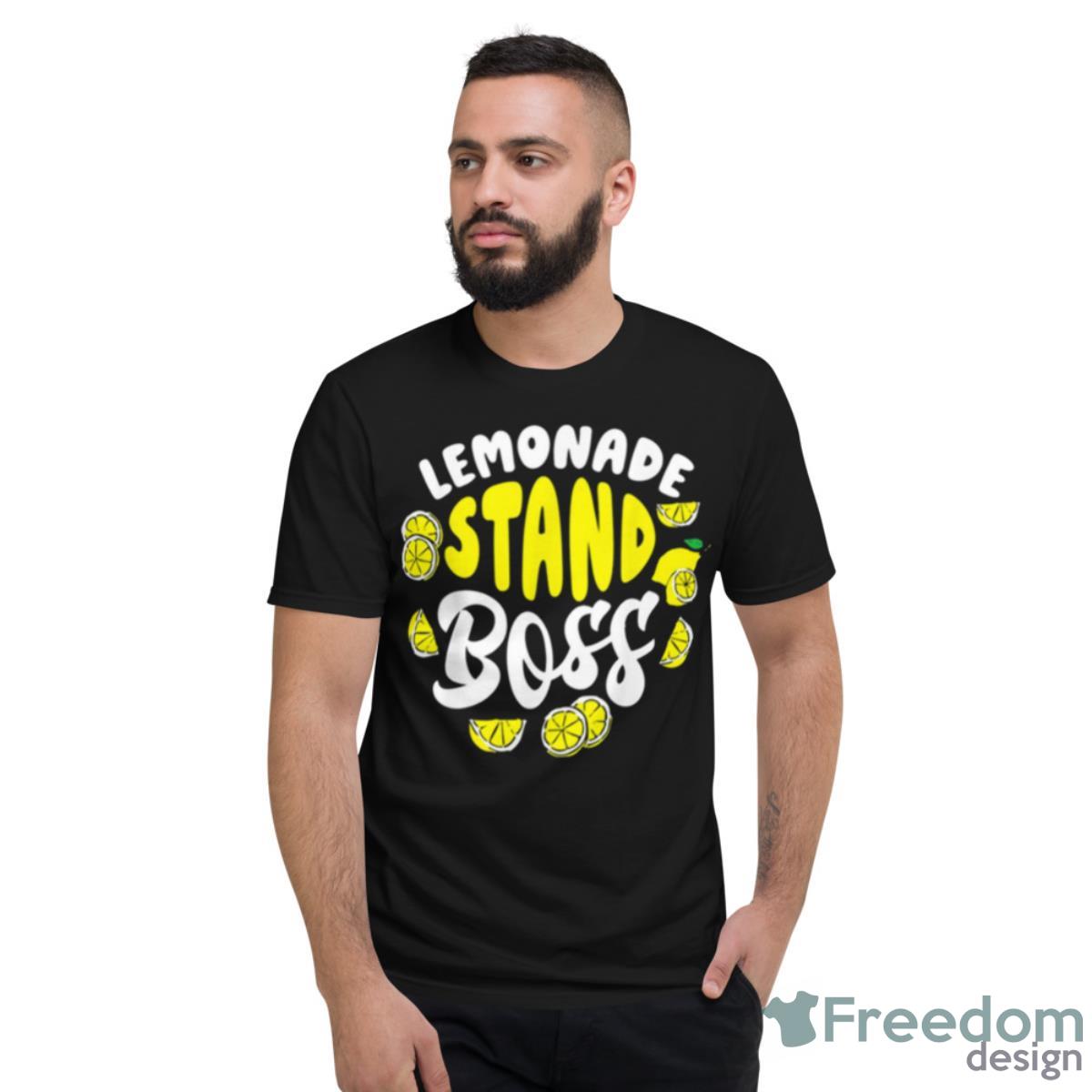 Trending Lemonade Stand Boss Shirt - Short Sleeve T-Shirt