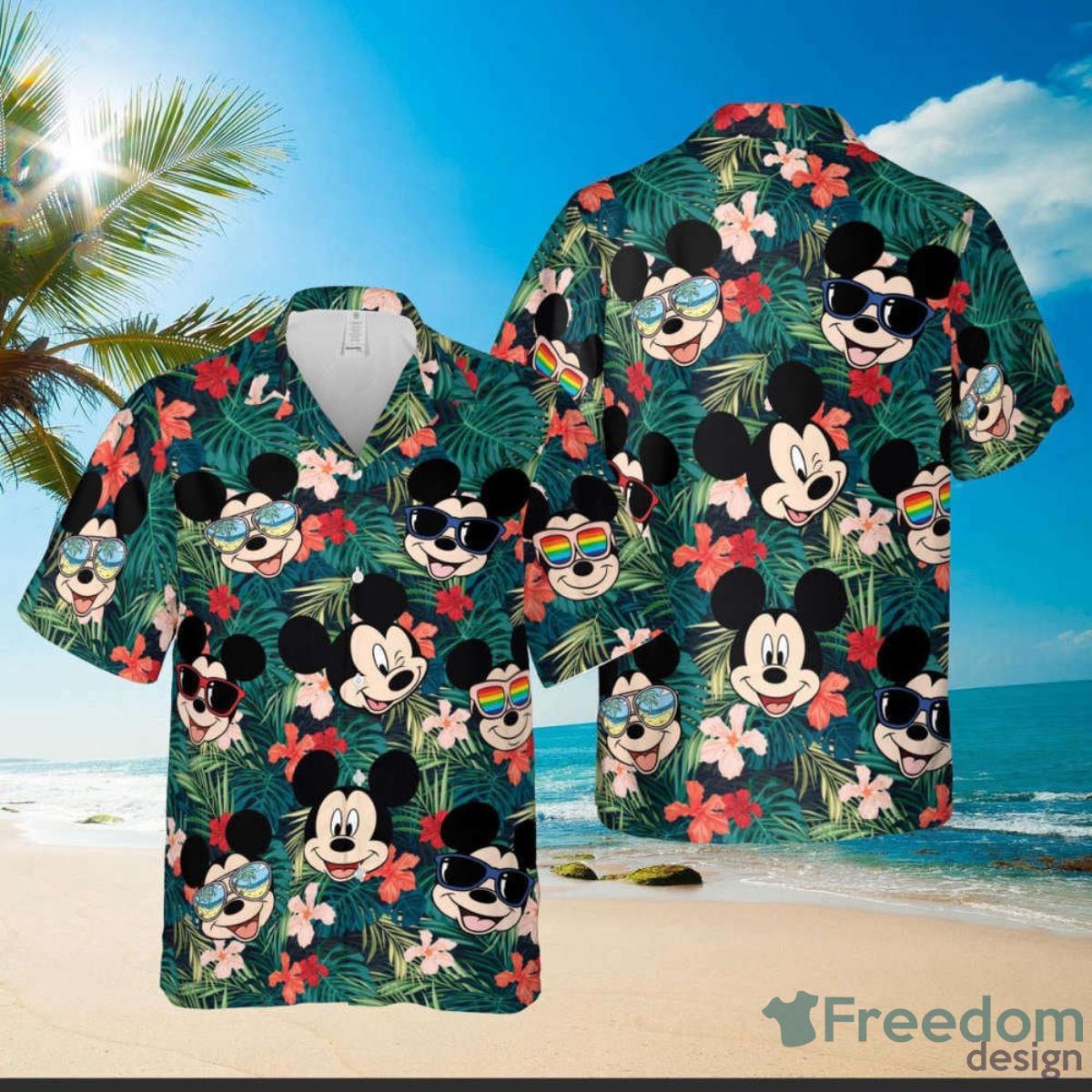 Tropical Summer Mickey Mouse Hawaiian Shirt Perfect Gift Product Photo 1