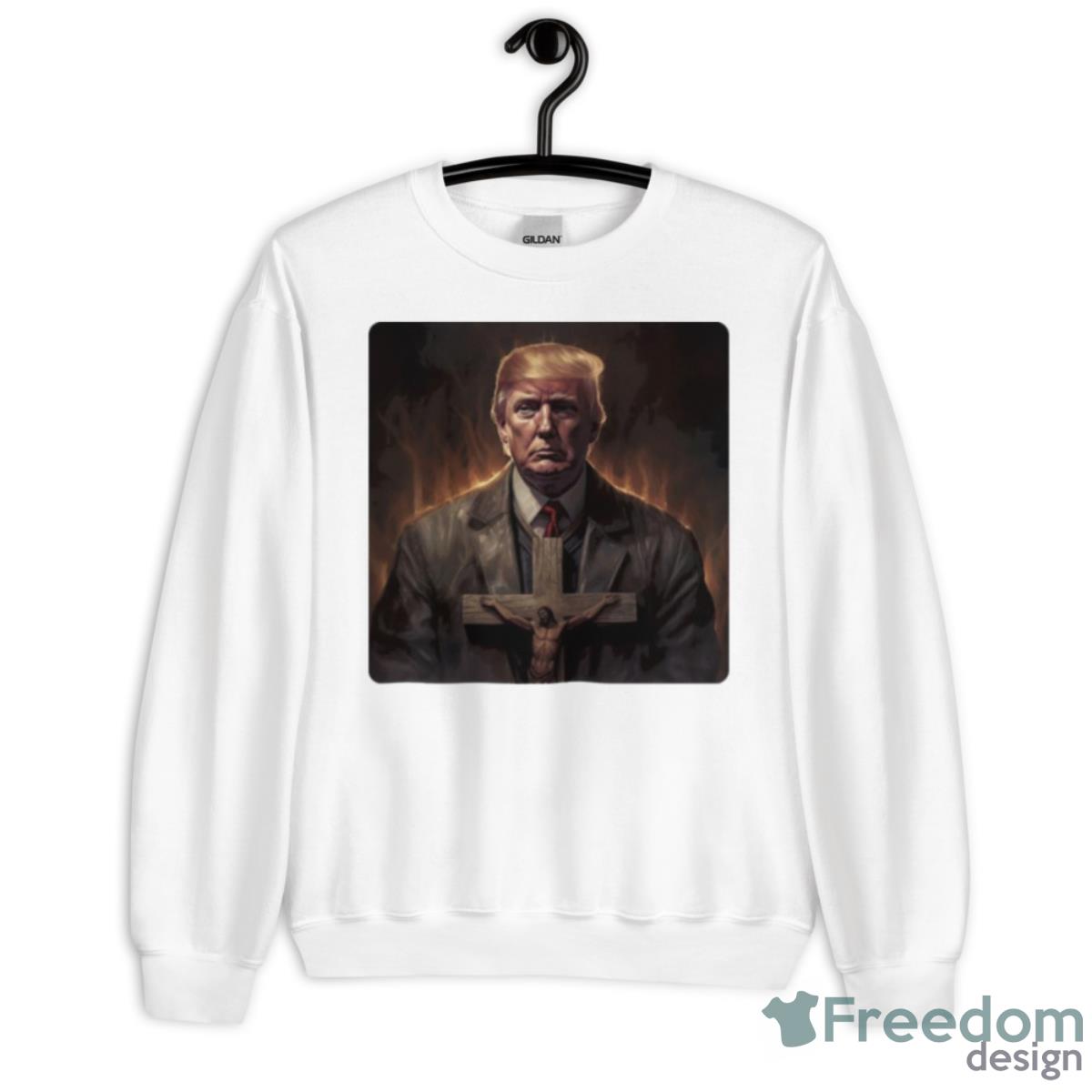 Trump It’s Time For American To Turn Back To God Shirt - Unisex Heavy Blend Crewneck Sweatshirt