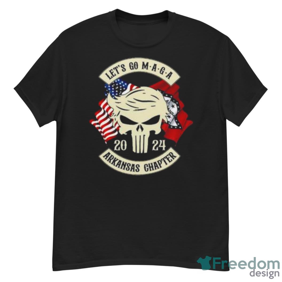 Trump Skull Let’s Go Maga 2023 Arkansas Chapter Shirt - G500 Men’s Classic T-Shirt