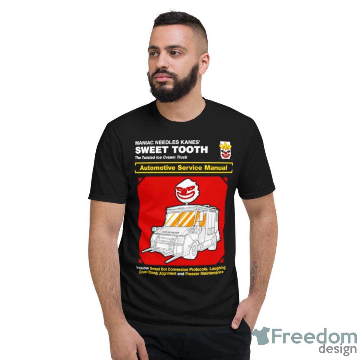 Twisted Metal Sweet Tooth Service Manual Shirt - Short Sleeve T-Shirt