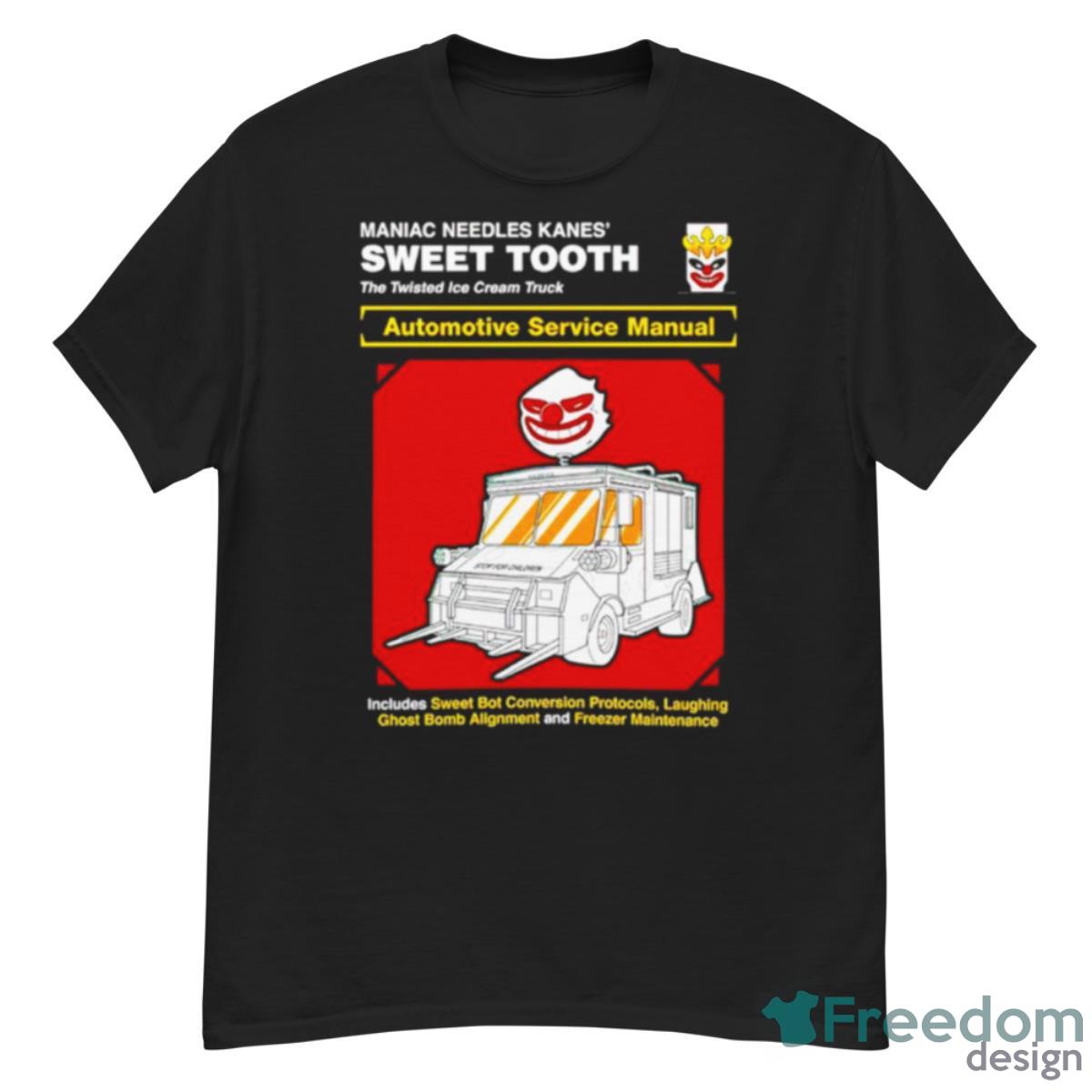 Twisted Metal Sweet Tooth Service Manual Shirt - G500 Men’s Classic T-Shirt