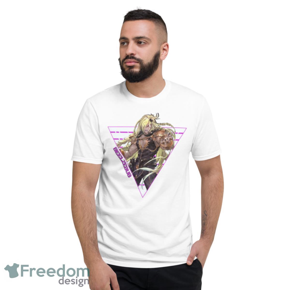 Typographic Design Tri Beelzeone Granblue Fantasy Shirt - Short Sleeve T-Shirt