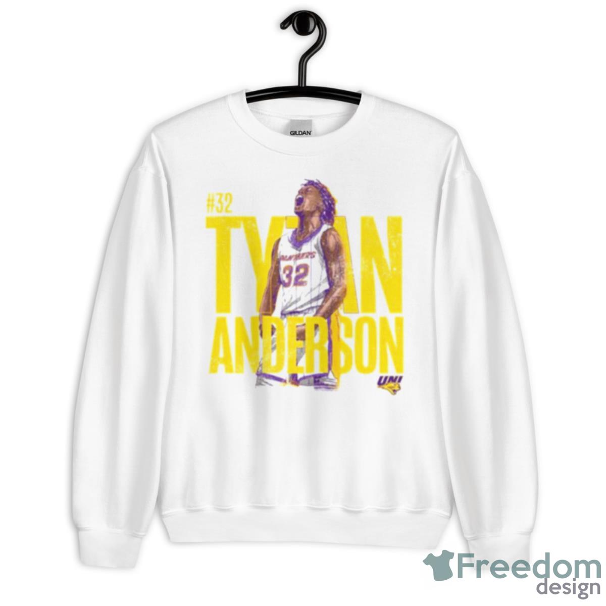 Tytan Anderson Northern Iowa Illustration Shirt - Unisex Heavy Blend Crewneck Sweatshirt