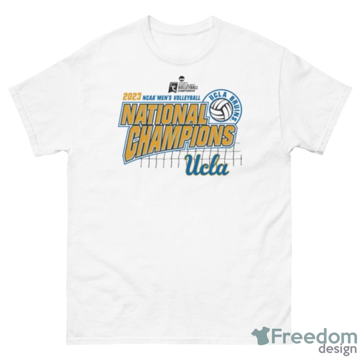 UCLA 2023 Volleyball National Champions T Shirt - 500 Men’s Classic Tee Gildan