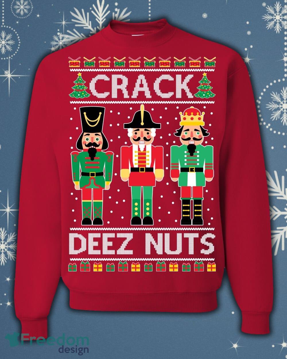 Ugly Christmas Sweater Nutcracker Crack Deez Nuts Unisex Sweatshirt - Ugly Christmas Sweater Nutcracker Crack Deez Nuts Unisex Sweatshirt_3 Ugly Christmas Sweater Nutcracker Crack Deez Nuts Unisex Sweatshirt - Ugly Christmas Sweater Nutcracker Crack Deez Nuts Unisex Sweatshirt_3