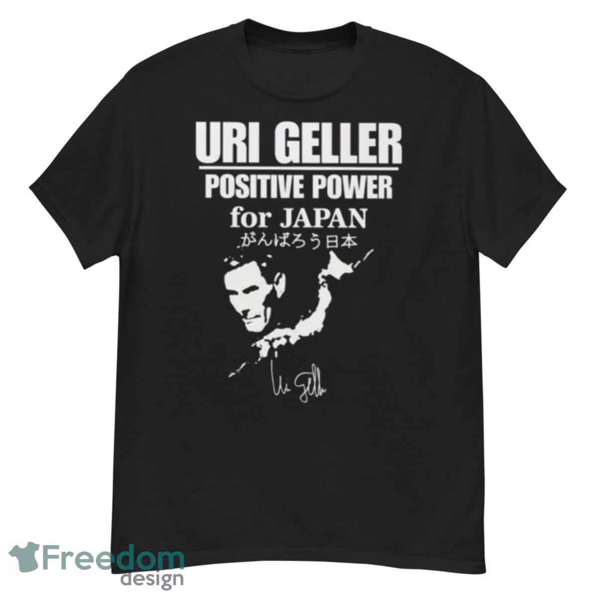 Uri Geller Positive Power For Japan Signature Shirt - G500 Men’s Classic T-Shirt