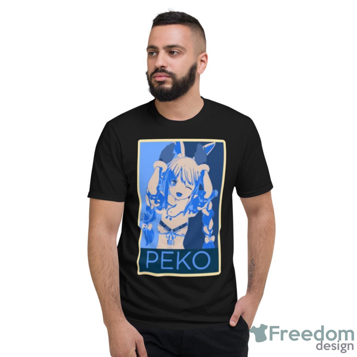 Usada Pekora Peko Posterized Hololive Shirt - Short Sleeve T-Shirt