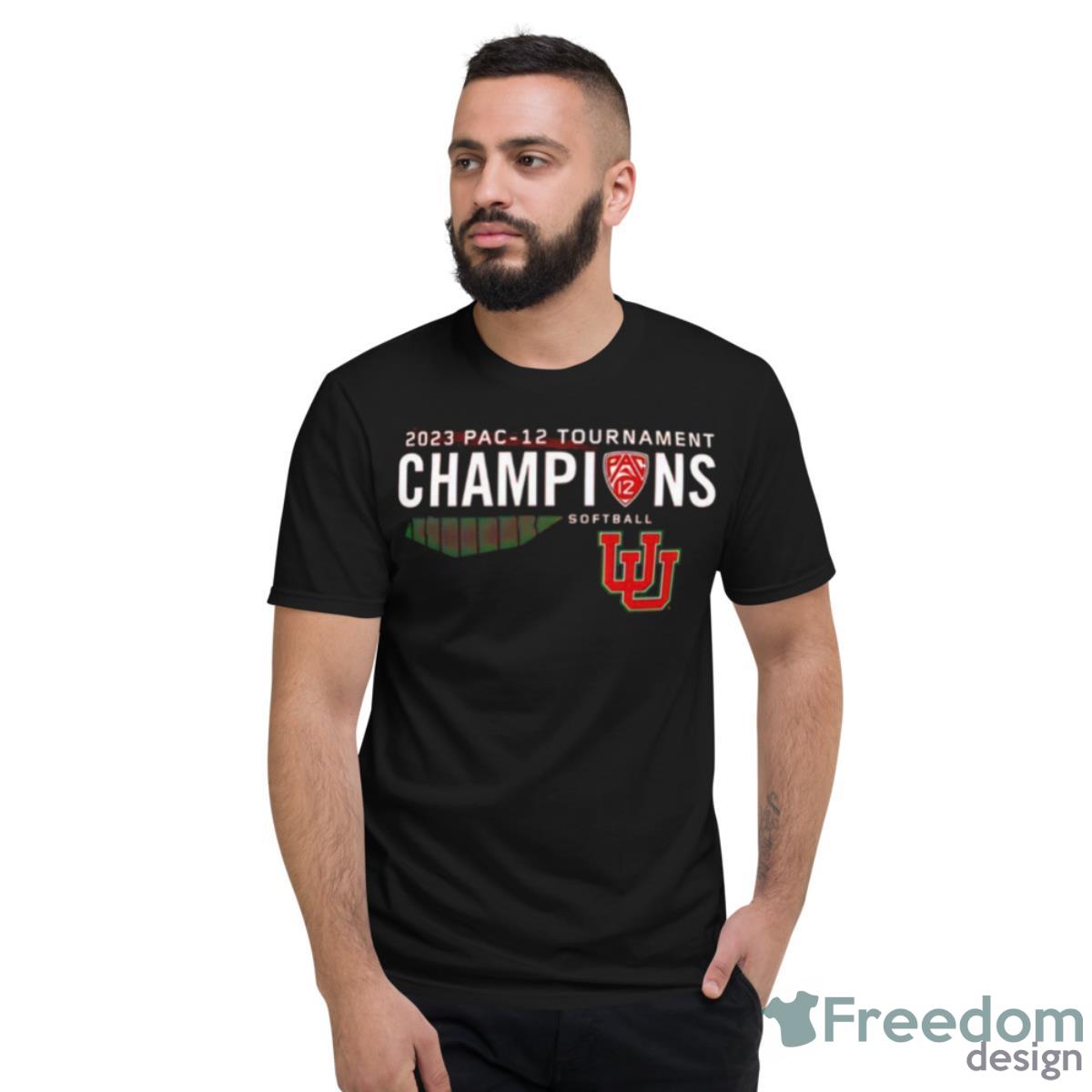 Utah Utes PAC 12 Softball Conference Tournament Champions 2023 Shirt - Short Sleeve T-Shirt