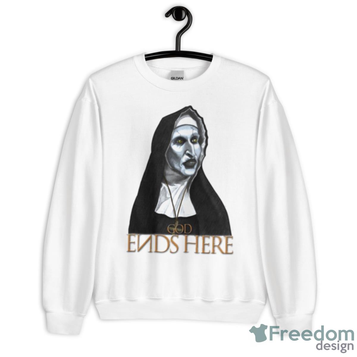 Valak It Ends Here The Conjuring Shirt - Unisex Heavy Blend Crewneck Sweatshirt