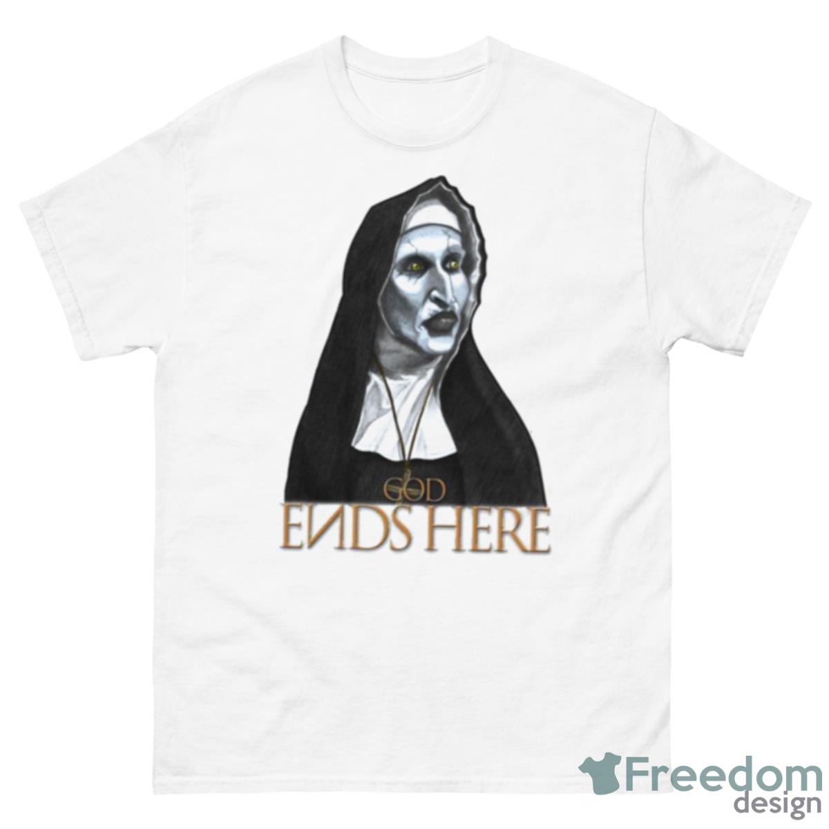 Valak It Ends Here The Conjuring Shirt - 500 Men’s Classic Tee Gildan