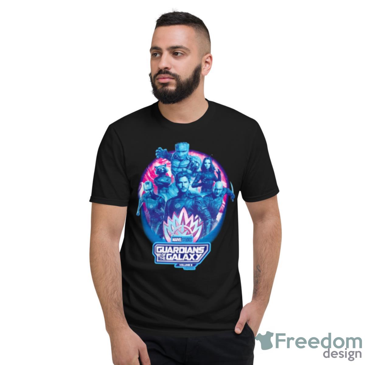 Vaporwave Team Graphic Guardians Of The Galaxy Shirt - Short Sleeve T-Shirt