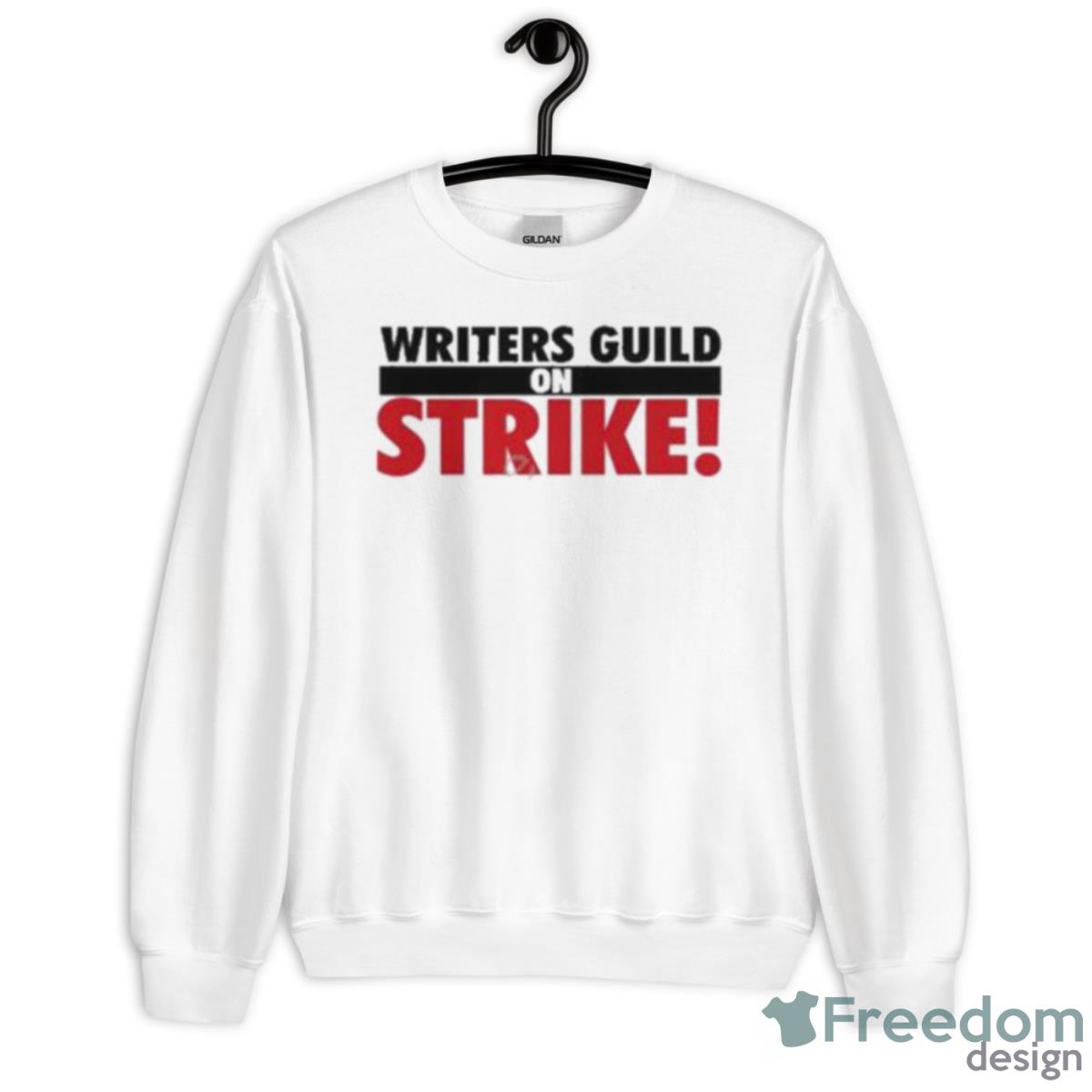 Variety Writers Guild On Strike 2023 Shirt - Unisex Heavy Blend Crewneck Sweatshirt