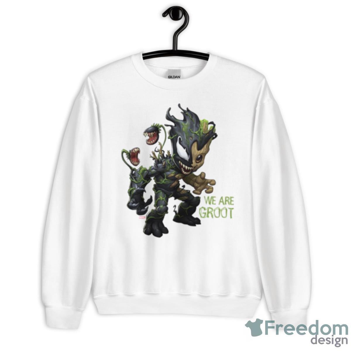 Venomized Baby Groot Shirt - Unisex Heavy Blend Crewneck Sweatshirt