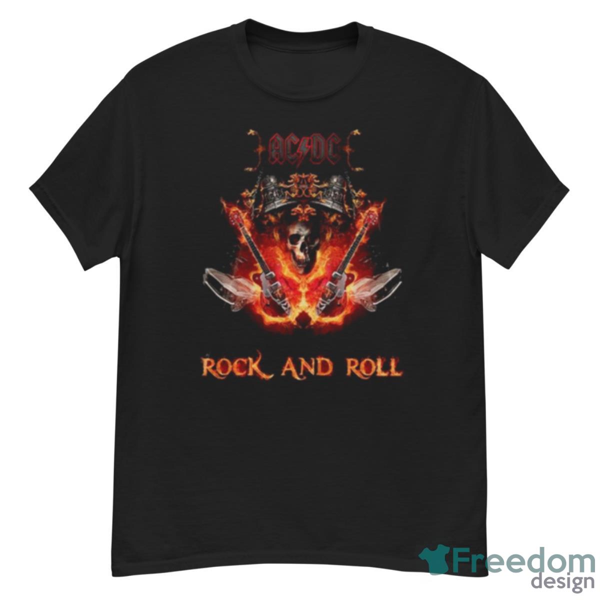 Vintage ACDC Rock And Roll Band 2023 Shirt - G500 Men’s Classic T-Shirt