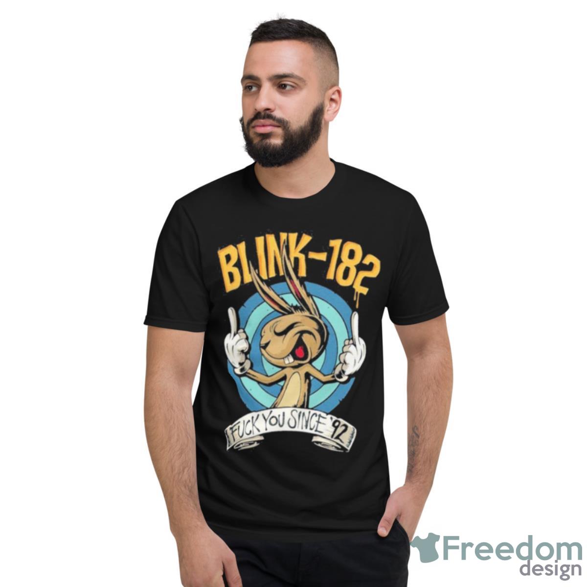 Vintage Blink 182 Rabbit Rock Band Blink 182 Shirt - Short Sleeve T-Shirt