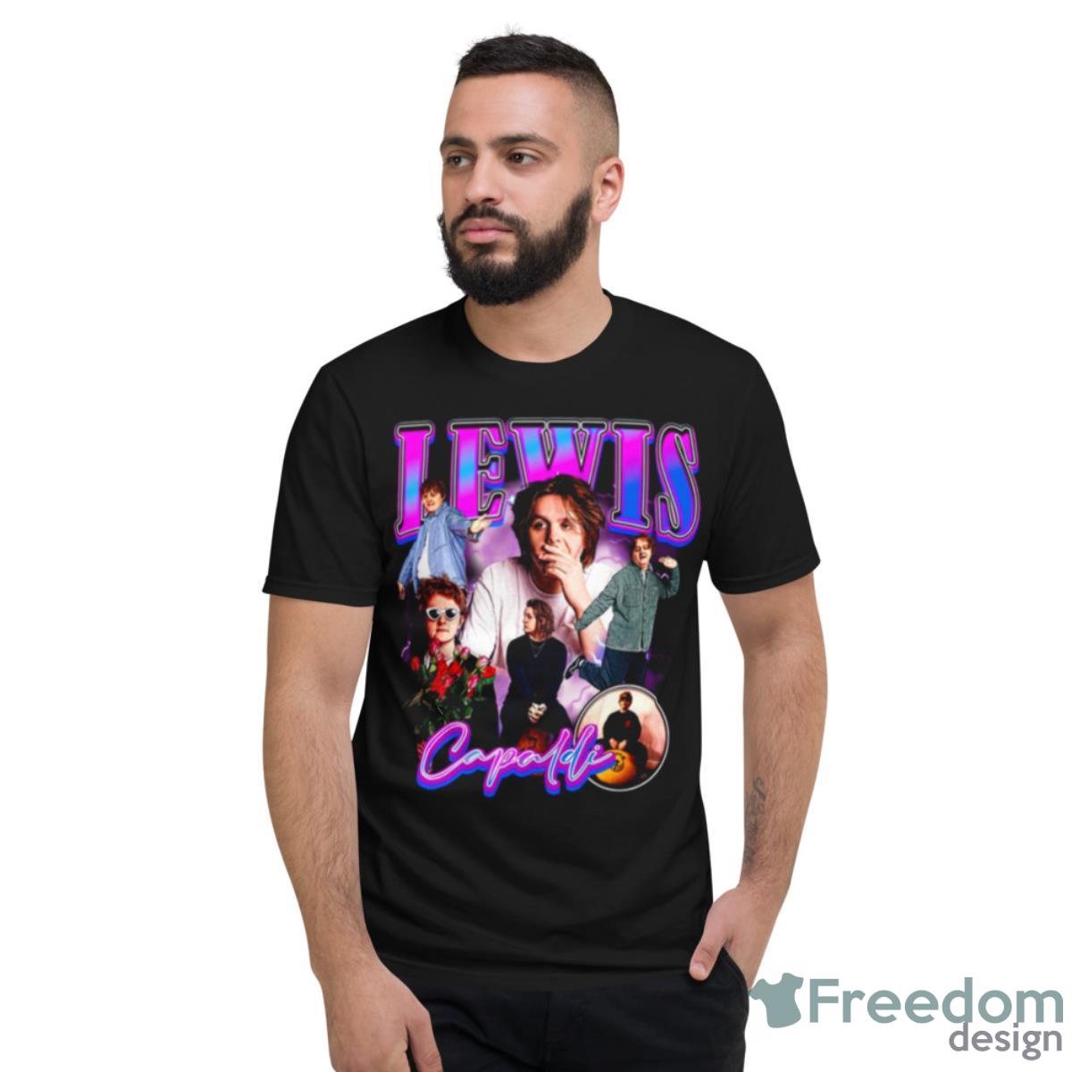 Vintage Lewis Capaldi Tour 2023 Shirt - Short Sleeve T-Shirt