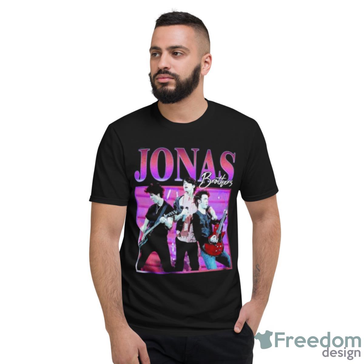 Vintage Nick Jonas Joe Jonas Kevin Jonas Jonas Brothers Shirt - Short Sleeve T-Shirt