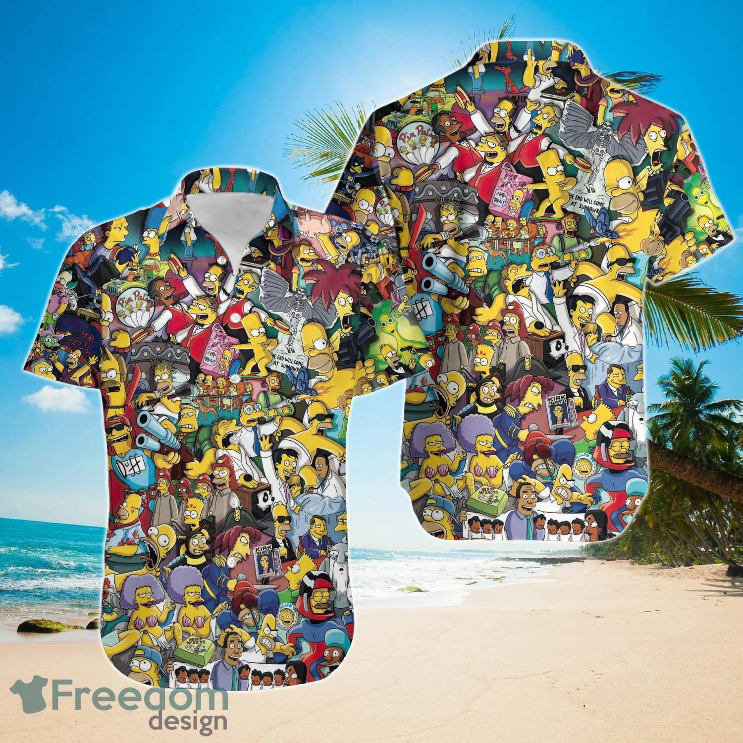 Vintage Simpsons Hawaiian Shirt For Men And Women Product Photo 1