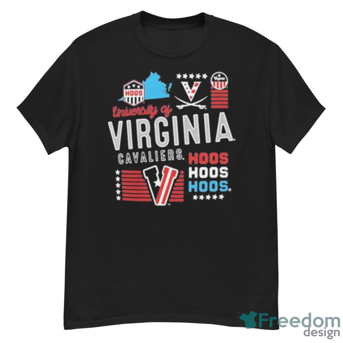 Virginia Cavaliers Red White Hoo T Shirt - G500 Men’s Classic T-Shirt