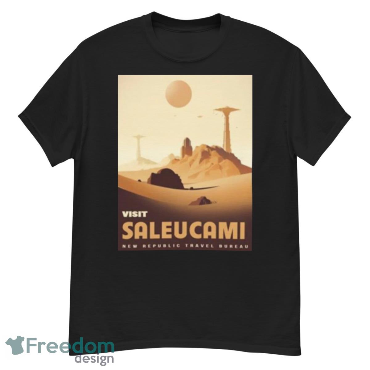 Visit Saleucami National Park Vintage New Republic Travel Bureau Shirt - G500 Men’s Classic T-Shirt