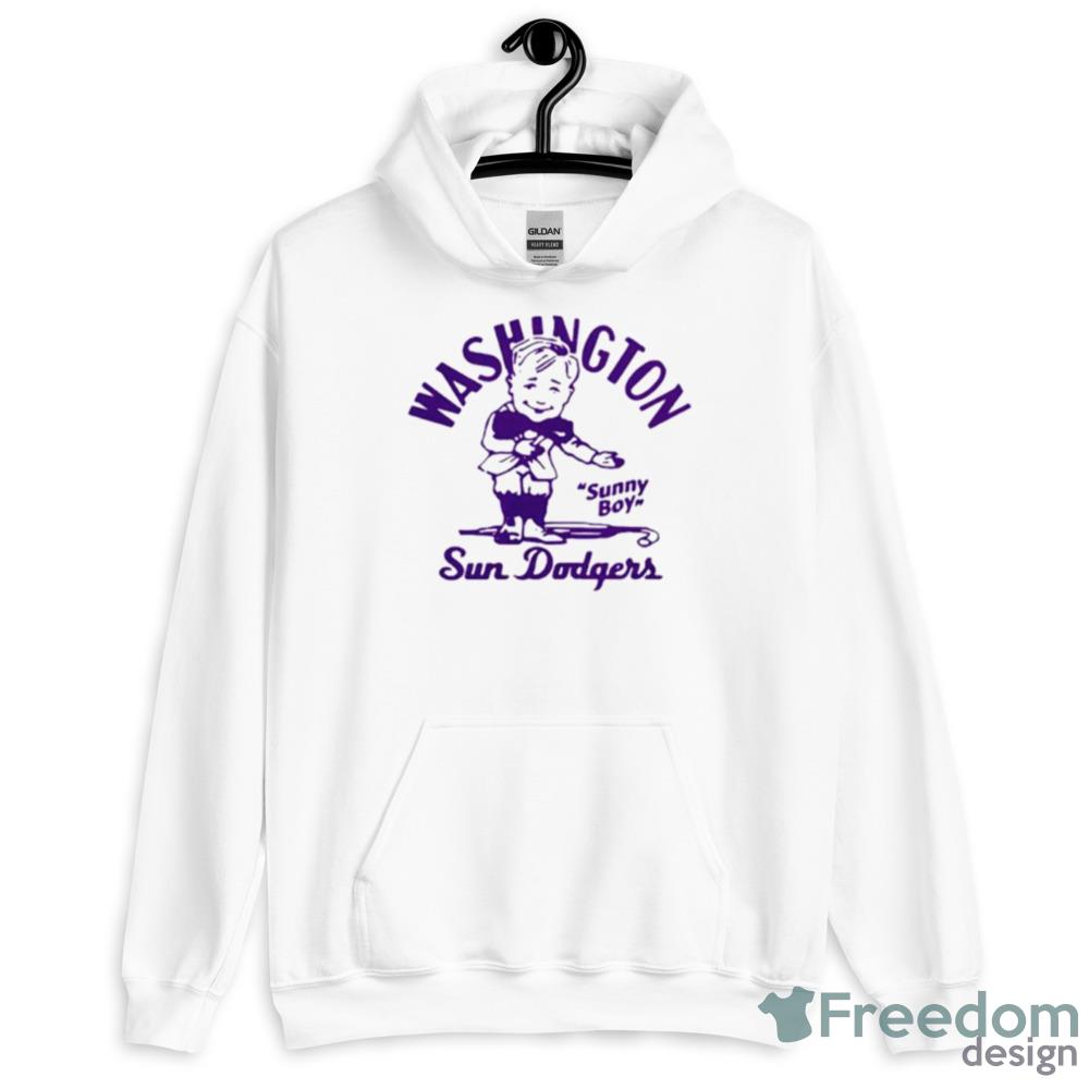 Washington Huskies Sun Dodgers vintage Design Shirt image Washington Huskies Sun Dodgers vintage Design Shirt - 18500 Unisex Heavy Blend Hooded Sweatshirt