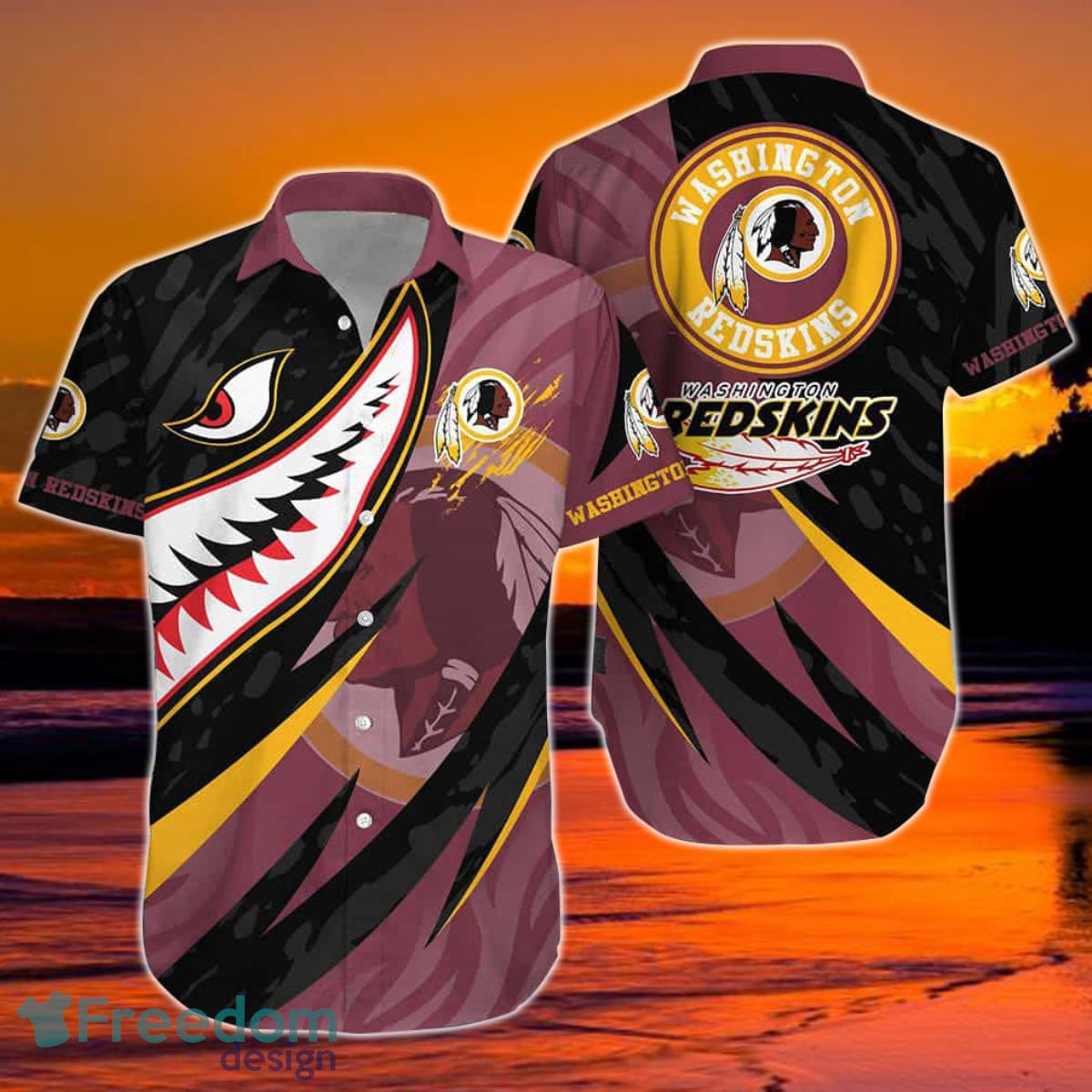 Washington Redskins NFL Hawaiian Shirt Graphic 3D Printed New Trends Summer For Fan NFL Enthusiast Product Photo 1