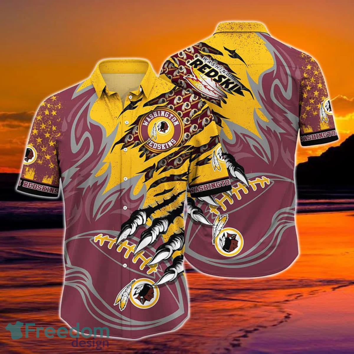 Washington Redskins NFL Hawaiian Shirt Style Vintage Summer Beach Shirt Best Gift For Fans Product Photo 1